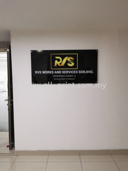 RVS Works Sri Kembangan -  Acrylic Signage  Acrylic Signage Signboard Selangor, Malaysia, Kuala Lumpur (KL), Shah Alam Manufacturer, Supplier, Supply, Supplies | ALL PRINT INDUSTRIES