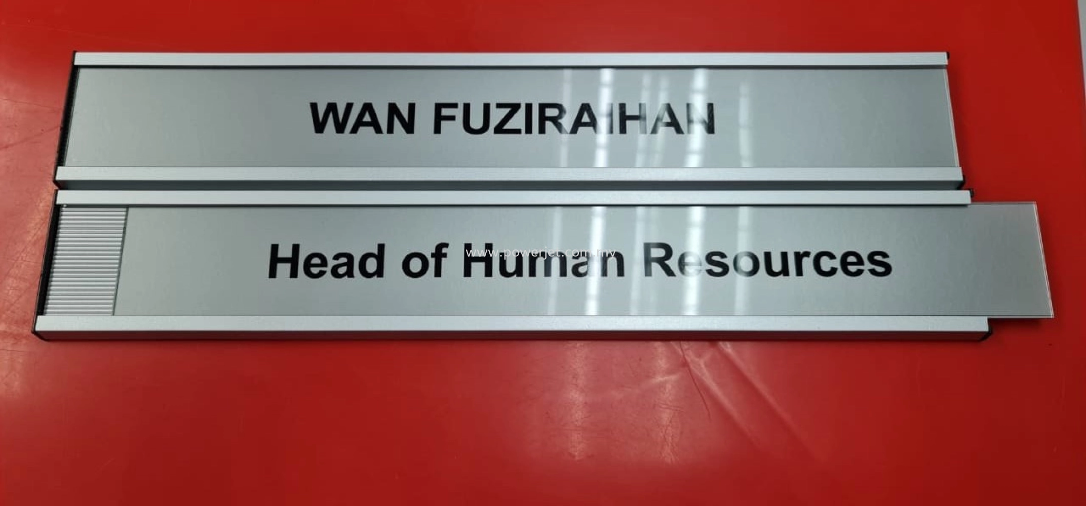 Slot Door Signage For Position And Name SIGNAGE Indoor Signage Selangor ...