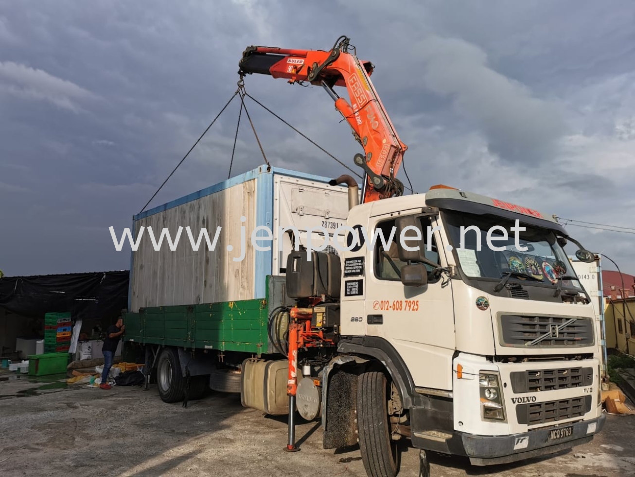 Lorry Crane Lifting Cabin