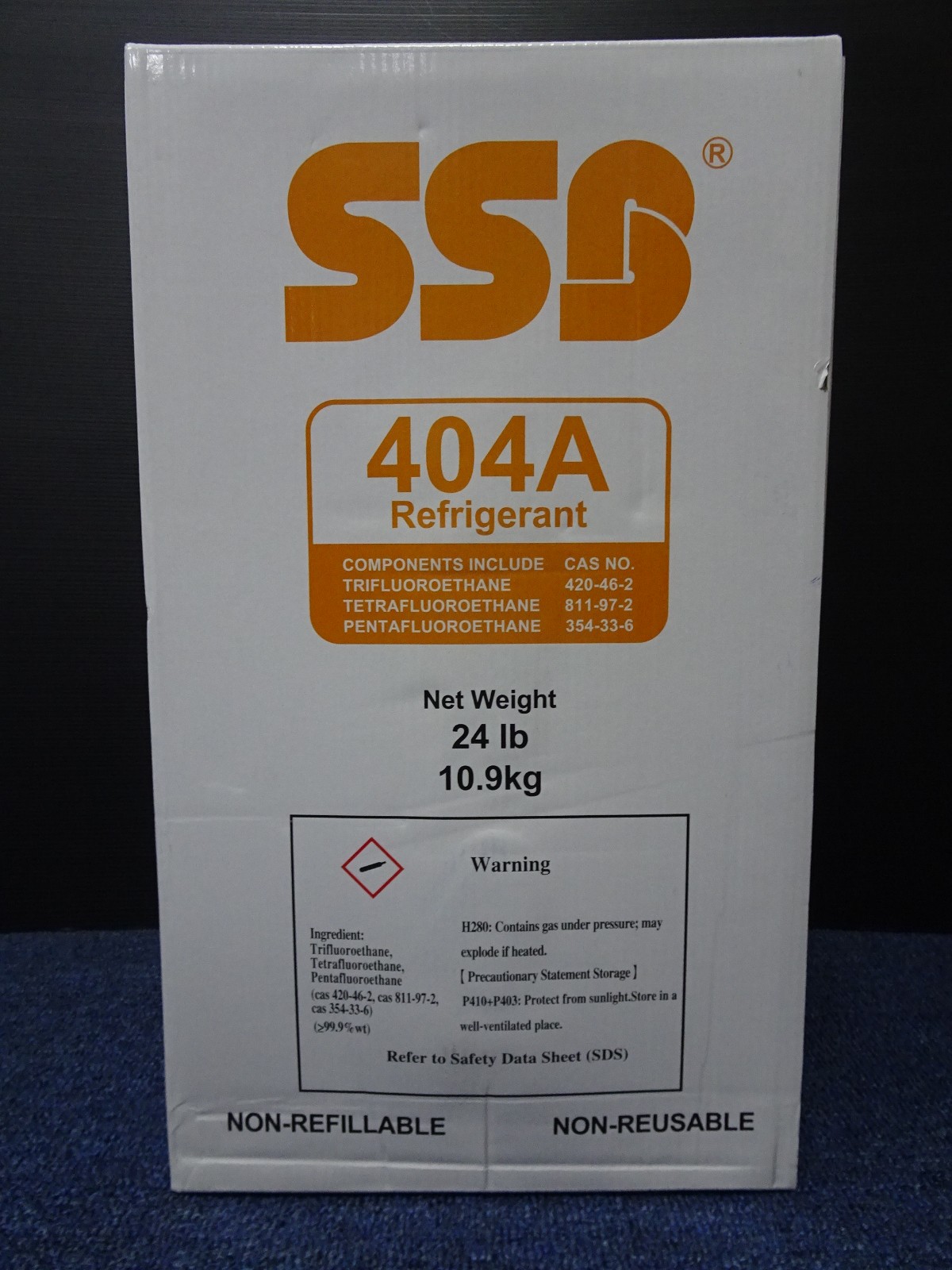 R404A X 24LBS (10.9KG) SSB HFC REFRIGERANT GAS