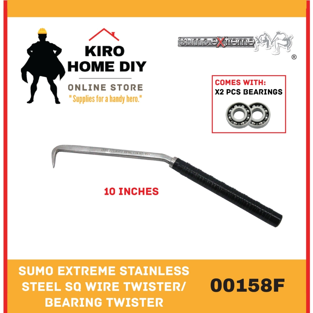 SUMO EXTREME Stainless Steel SQ Wire Twister/ Bearing Twister - 00158F