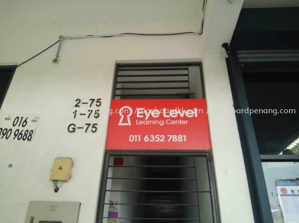 eye level staircase gi metal signage signboard at klang kepong damansara subang jaya shah alam GI METAL SIGNAGE Klang, Malaysia Supplier, Supply, Manufacturer | Great Sign Advertising (M) Sdn Bhd