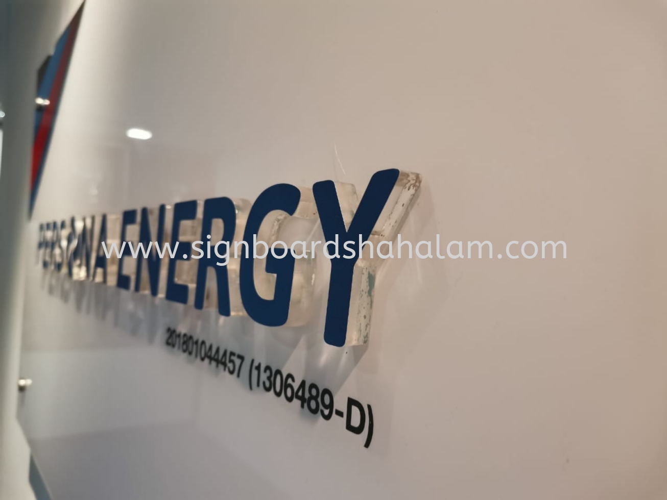 Persona Energy Klang - Acrylic Poster Frame With 3D lettering