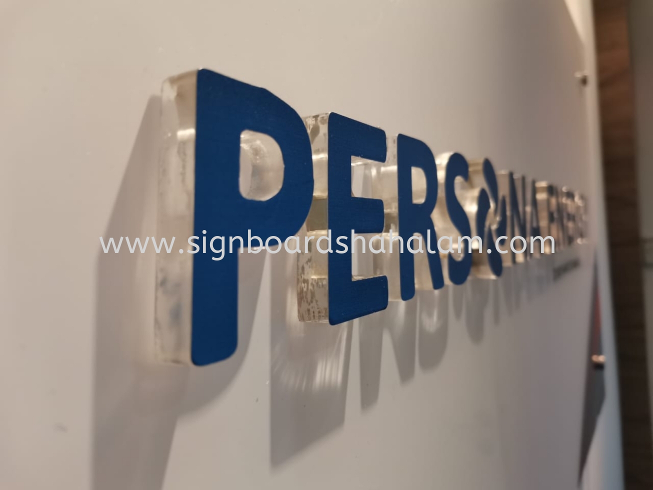 Persona Energy Klang - Acrylic Poster Frame With 3D lettering