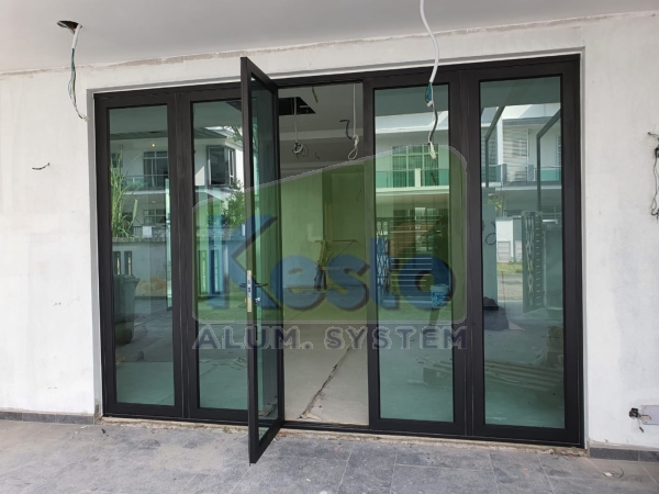  Premium Concealed Hinged Folding Door Johor Bahru (JB), Tebrau Contractor, Supplier, Supply | Kesto Aluminium System (JB) Sdn Bhd