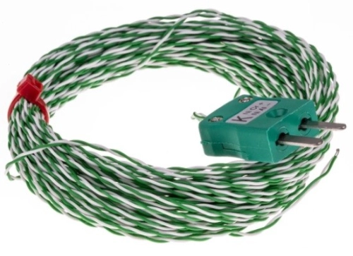  123-6307 - RS PRO Type K Thermocouple 10m Length, 1/0.2mm Diameter → +260°C