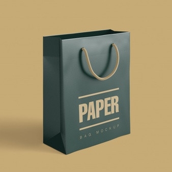 Paper bag with PP cord