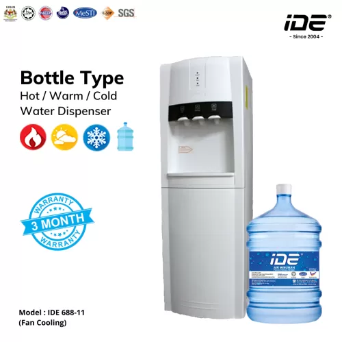 IDE Hot&Warm&Cold Bottle Type Dispenser 