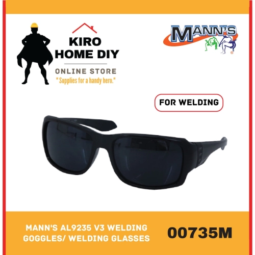 MANN'S AL9235 V3 Welding Goggles/ Welding Glasses - 00735M