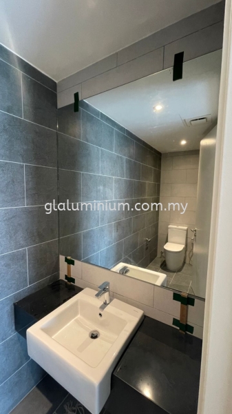 frameless wall mirror  Toilet mirror Selangor, Malaysia, Kuala Lumpur (KL), Cheras Supplier, Installation, Supply, Supplies | GL GLASS & ALUMINIUM TRADING