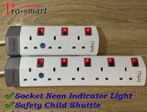 Pro-Smart/ Pro Smart 5 Gang Trailing Socket/ Portable Socket Outlet ...