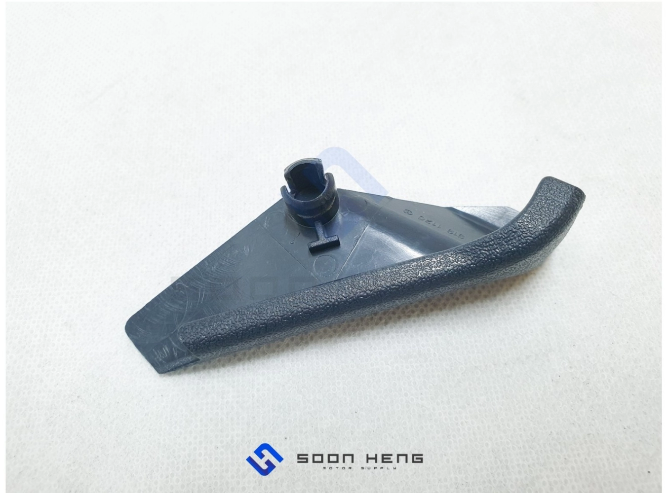 Mercedes-Benz C124, W124 and W201 - Left Seat Right Side Belt Lock Mounting Covering (Vehicle with Height Adjustment) (Original MB)