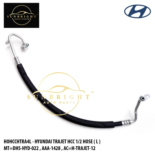 HOHCCHTRA4L - HYUNDAI TRAJET HCC 1/2 HOSE ( L ) MT=DHS-HYD-022 , AAA-1428 , AC=H-TRAJET-12