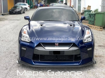 Nissan Skyline GTR 35 Varis Carbon Front Lip