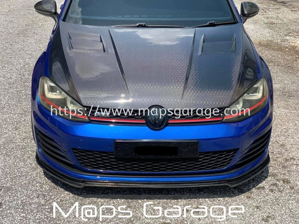 Volkswagen VW Golf MK7 GTI Carbon Honeycomb Design Bonnet