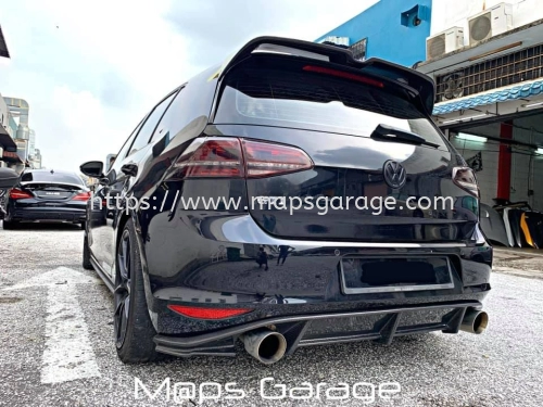 Volkswagen VW Golf MK7 GTI Revozport Carbon Diffuser/ Oettinger Carbon Spoiler