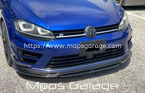 Volkswagen VW Gold MK7 Revosport Carbon Front Lip/ Carbon Carnard