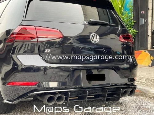 Volkswagen VW Golf MK7.5 R Rear Diffuser