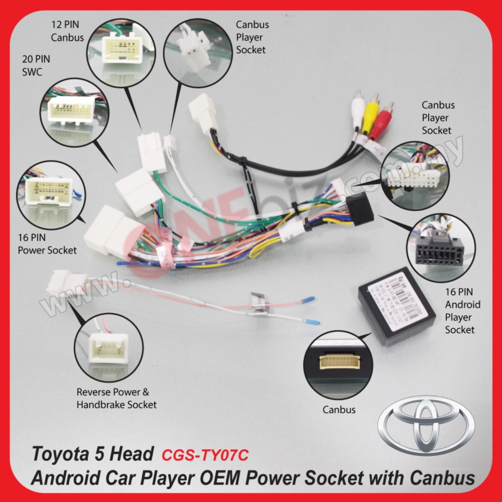 Toyota Alphard-Estima ACR 50 Socket Android Canbus - CGS-TY07C