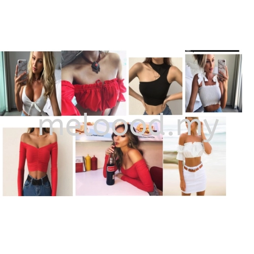 Sexy Autumn Clothing New Fashion Sexy off-Shoulder Short / Long Sleeve / Vest / Sling Top