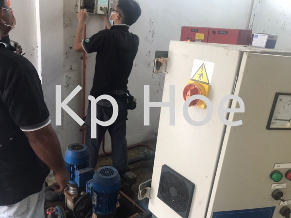 Site checking on vertical water pump status  Service Provided Kedah, Malaysia, Alor Setar Supplier, Suppliers, Supply, Supplies | KP Hoe Electrical Sdn Bhd