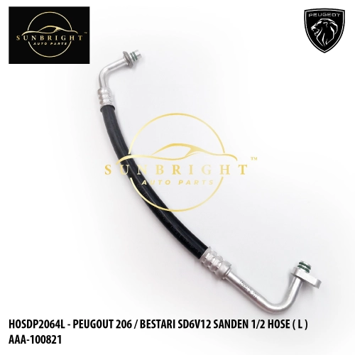 HOSDP2064L - PEUGOUT 206 / BESTARI SD6V12 SANDEN 1/2 HOSE ( L ) AAA-100821