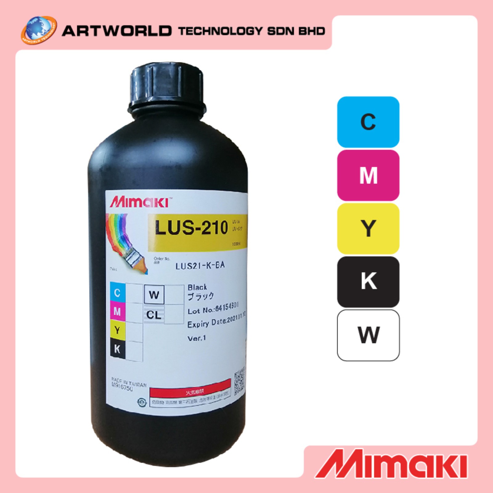 Mimaki LUS-210 UV Ink Series (1L)1