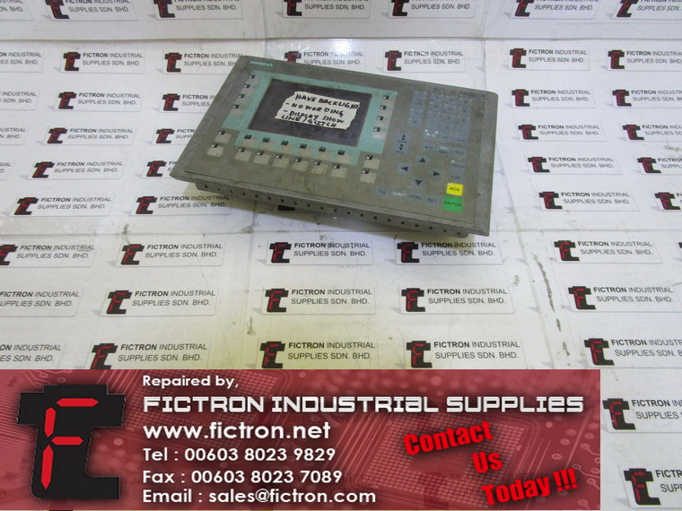 6AV6 643-0BA01-1AX0 6AV66430BA011AX0 SIEMENS HMI Operator Panel Repair Malaysia Singapore Indonesia USA Thailand