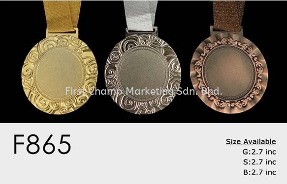 F865 Medal Penang, Malaysia, Butterworth Supplier, Suppliers, Supply, Supplies | FIRST CHAMP MARKETING SDN BHD