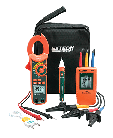 EXTECH MA640-K : Phase Rotation/Clamp Meter Test Kit