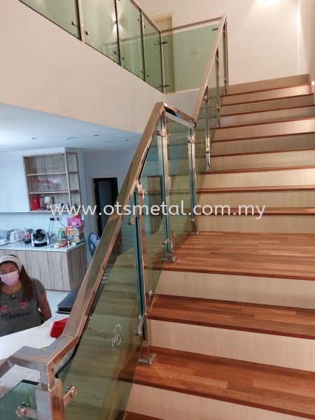 SG018 Stainless Steel Glass Johor Bahru (JB) Design, Supplier, Supply | OTS Metal Works