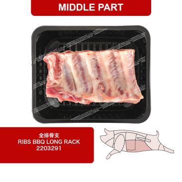 RIBS BBQ LONG RACK