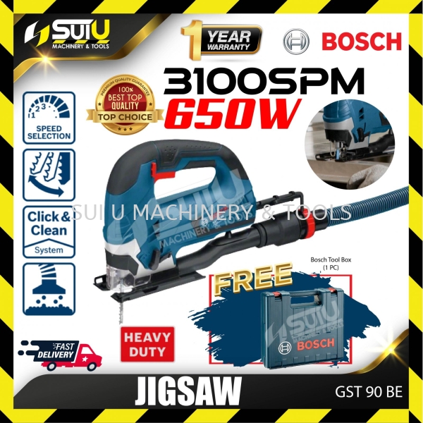 BOSCH GST 90 / GST90 BE / GST90BE Professional Jigsaw 650W (Bare Machine) Jigsaw , Circular Saw , Sabre Saw, Scroll Saw Power Tool Kuala Lumpur (KL), Malaysia, Selangor, Setapak Supplier, Suppliers, Supply, Supplies | Sui U Machinery & Tools (M) Sdn Bhd