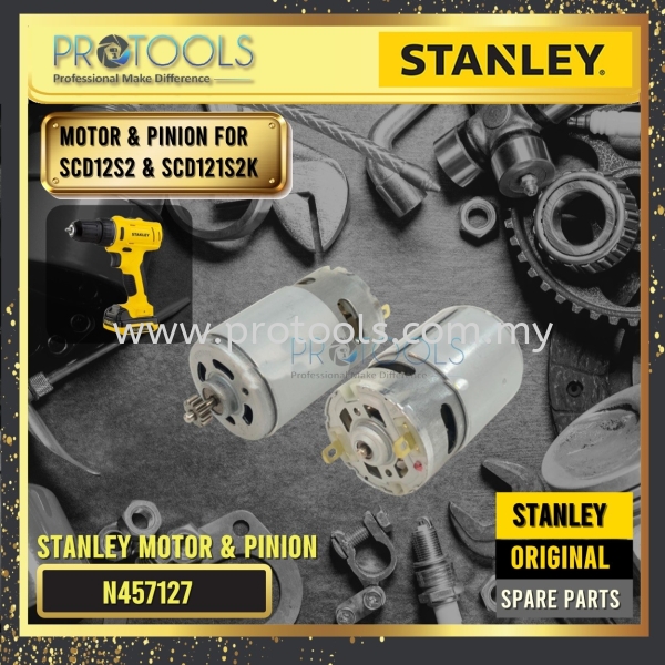 STANLEY N457127 MOTOR WITH PINION FOR SCD12S2K STANLEY SPARE PARTS  Johor Bahru (JB), Malaysia, Senai Supplier, Suppliers, Supply, Supplies | Protools Hardware Sdn Bhd