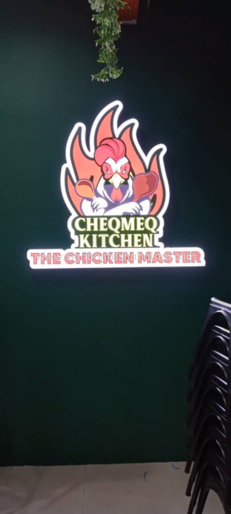 Cheqmeq Kitchen Bangi - 3D Channel Signboard