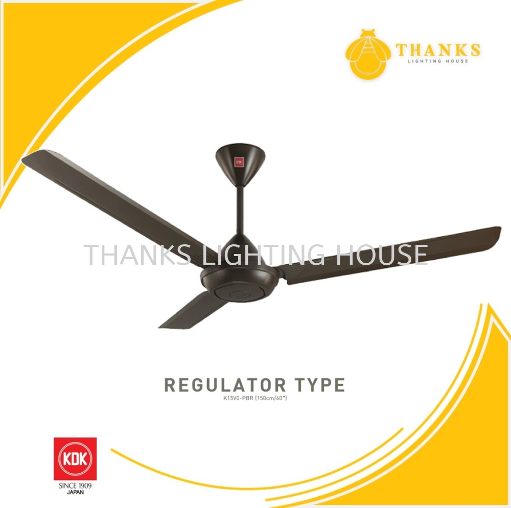 KDK K15V0-PBR REGULATOR CEILING FAN