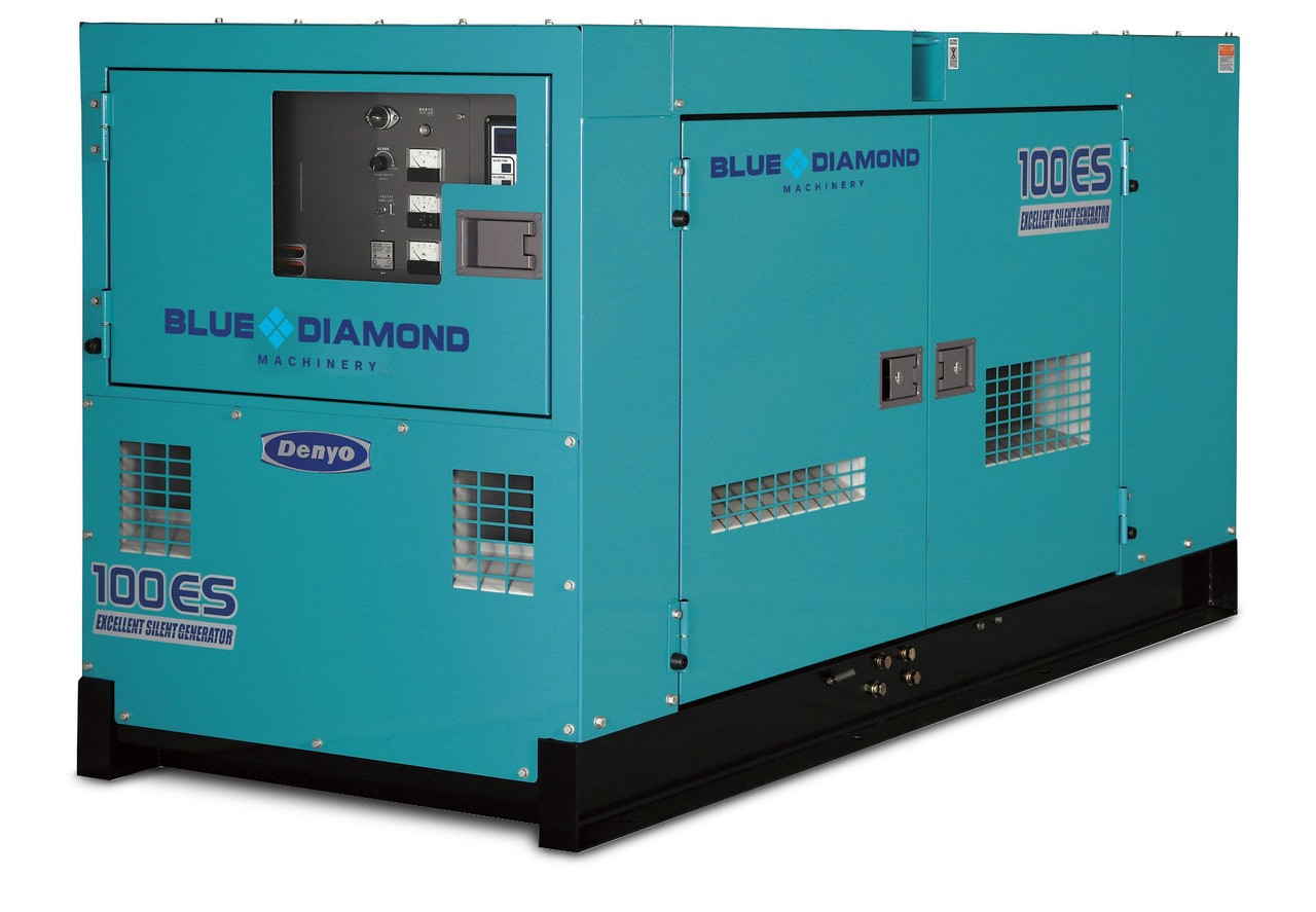 Denyo 100KVA Generator 3 Phase 4 Wire-SDG100