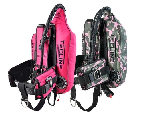 Peanut 16 Pink/ Pink camo comfort adjustable set BCD