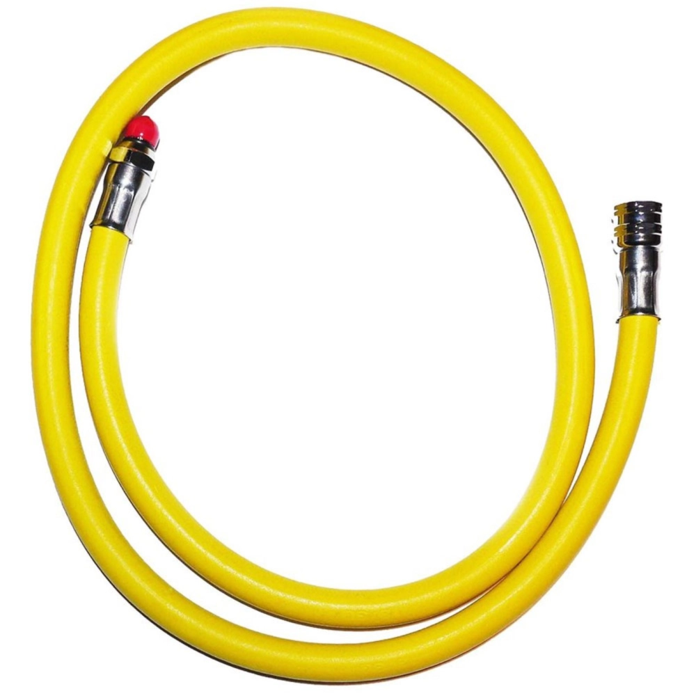 TecLine Regulator Hose Rubber Low Pressure LP Hose Black / Yellow