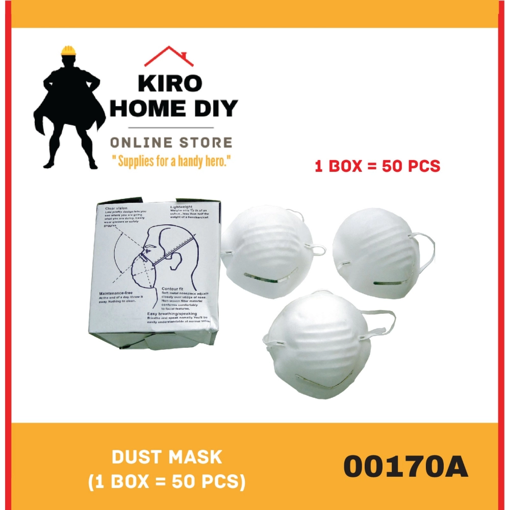 Dust Mask (1 Box = 50 PCS) - 00170A