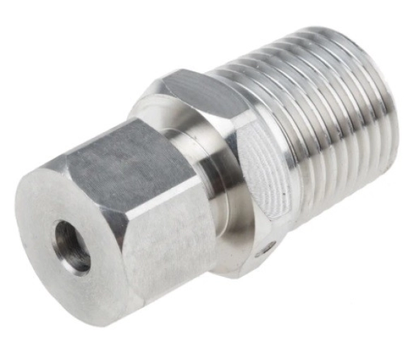 123-5578 - RS PRO Thermocouple Compression Fitting for use with Thermocouple With 6mm Probe Diameter, 1/2 NPT