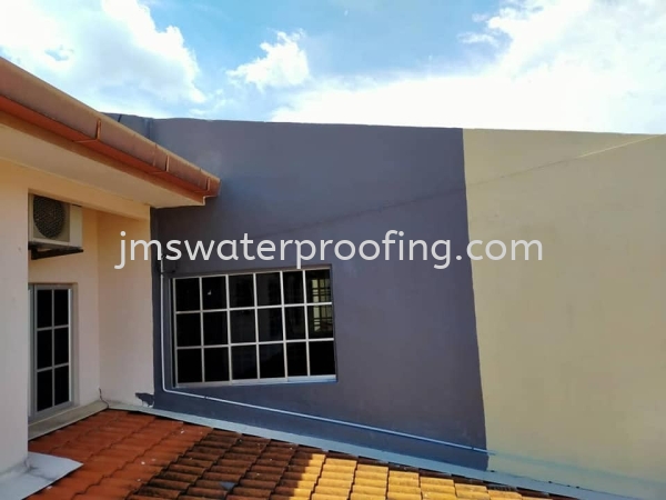 REPAIR FOR EXTERNAL WALL LEAKING APPLY WATERPROOFING FOR EXTERNAL WALL LEAKING Senawang, Malaysia, Negeri Sembilan Services | JMS Waterproofing & Leaking Specialist