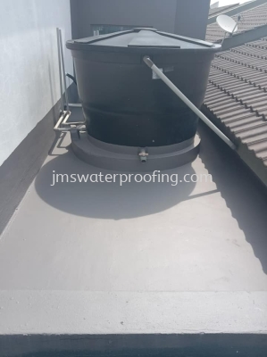 waterproofing for watertank slab area