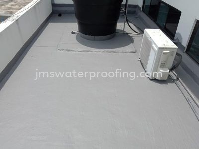 Waterproofing for watertank slab area
