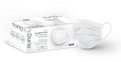 Durio 541 Comfort Plus 4 Ply Surgical Face Mask (New Packaging)