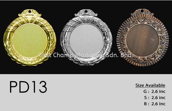 PD13 Medal Penang, Malaysia, Butterworth Supplier, Suppliers, Supply, Supplies | FIRST CHAMP MARKETING SDN BHD