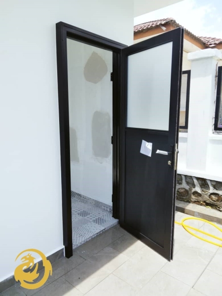 Backdoor Burglarproof backdoor Aluminium products Residential  Johor Bahru (JB), Malaysia, Ulu Tiram Supplier, Manufacturer, Supply, Supplies | GAO YONG GLASS & ALUMINIUM WORKS SDN. BHD.