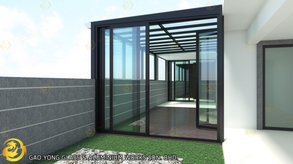  Glass house  3D Drawings Johor Bahru (JB), Malaysia, Ulu Tiram Supplier, Manufacturer, Supply, Supplies | GAO YONG GLASS & ALUMINIUM WORKS SDN. BHD.