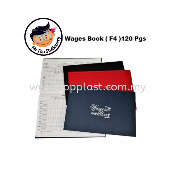 Wages Book Books Penang, Malaysia Supplier, Manufacturer, Supply, Supplies | Top Plast Enterprise