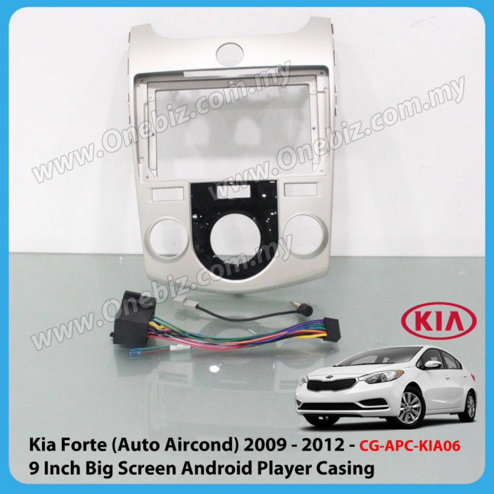 Kia Forte (Auto Aircond) 2009 - 2012 - 9 Inch Android Big Screen Player Casing - CG-APC-KIA06